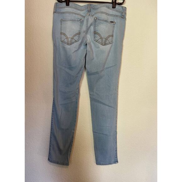 Vintage Bebe Distressed Skinny Made in USA Stretch Denim Jeans SIZE 29 - Picture 2 of 10